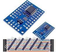 DAOKAI Carte d'extension IO PCF8575 Carte de module d'extension IO I2C à 16IO IIC I2C Module de blindage d'extension d'E/S Ports d'E/S SMBus avec câble Dupont pour Arduino UNO R3, lot de 2