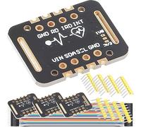 DAOKAI MAX30102 Module de capteur de fréquence cardiaque Détection d'impulsions Carte de détection de concentration d'oxygène dans le sang avec câble Compatible, pack de 4