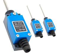 DAOKAI ME-9101 Interrupteur de fin de course Momentané Interrupteur de fin de course NC-NO pour CNC Mill Laser Plasma Router, pack de 3