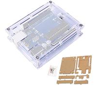 DAOKAI Uno R3 boîtier boîtier nouveau Transparent brillant ordinateur boîte acrylique Transparent boîte de protection pour Arduino UNO R3