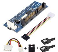 DAOKI Adaptateur femelle PCBA IDE/PATA 40 broches disque vers SATA femelle adaptateur PCBA convertisseur PCBA avec capuchon de démarrage et câble, pour ordinateur de bureau et disque dur 3,5"