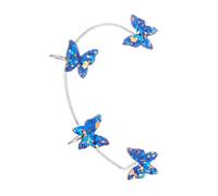 DAOMEI 1 Pièce Nouveau Papillon Oreille Clips sans Piercing pour Les Femmes Étincelant Zircon Oreille Manchette Clip Boucles d'oreilles Bijoux De Mariage