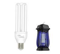DAONEG Bug Zapper Replacement Light Bulb with E27 Base, 3U Shaped Tube Bulb for 20W Outdoor Mosquito Zapper, Compatible with XGAYOO, Homesuit, PALONE, Meilen