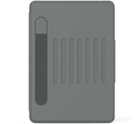 DAORANGE Coque pour iPad 11ème Génération 11" 2025/iPad 10ème Génération 10.9" 2022, Etui Housse en PU Cuir Anti-Choc avec Porte-Stylos, Support Magnétique, Veille/Réveil Automatique (Gris)