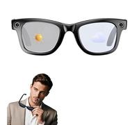 DaoWhisper Trovoro's Lunettes intelligentes connectées avec caméra HD et Assistant Vocal IA ChatGPT WiFi 6 Bluetooth 5.3 Traduction instantanée Musique appels Mains Libres Homme Femme (Fotocromatico)