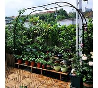 Daoyuan Arche Rosier Jardin en Métal,Treillis D'arche De Jardin Tonnelles,pour Plantes Grimpantes,Pergola De Gloriette Fer Forge,Résistant Aux Intempéries,Arc De Vrille D'arche,Jardin Pelouse Mariage