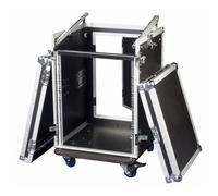 DAP Audio Flightcase L-Rack Case DJ 19 Pouces 12/10 HE Combicase AMP 7366