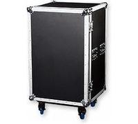 Dap Drawner Case 16U - Noir - Flight case rack - avec tiroirs - en bois - couleur noire
