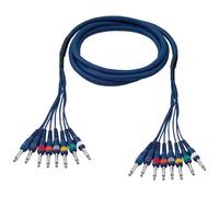Dap FL63300 Câble Octopaire - Câble audio octopaire - JACK mono mâle - 3m