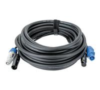 DAP FP21 Hybrid Cable 10 m câble d'alimentation/DMX Power Pro & XLR 5 broches