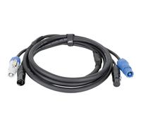 DAP FP21 Hybrid Cable 6 m câble d'alimentation/DMX Power Pro & XLR 5 broches