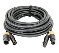 DAP FP23 Hybrid Cable 15 m câble d'alimentation/DMX Power Pro True & XLR 5 broches
