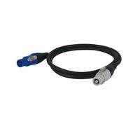DAP Powercable câble alimentation (connecteurs verrouillables) M/F 1,5 m