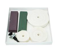 Dapetz 6 Pièces Polissage Polir Set Serpillière Roue Composé Savon Perceuse Bijou