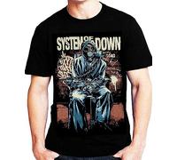 DAPING JIA New Type System System of The Down SOAD Mask NTS 248 Mens T-Shirt New Brand Short Sleeve Printed Mens T-Shirt Black L