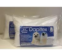 Dapitex Oreiller Anti-Acariens, Lot de 2 oreillers 45 x 70 cm, Lavable en Machine, Fabrication Française