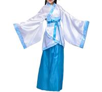 DaPongZhi Déguisement Chinois Fille Traditionnel Chinois Hanfu Costume Ancien Costumes Accessoires avec Élégante Robe Ensemble Respirante Costume Carnaval Enfant Kimono Japonais Enfants Printemps