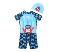 DaPongZhi Maillot De Bain Bouée Intégré avec Bonnet De Bain Bebe Fille Flotteur Piscine Maillots Bébé Garçon Bouee Flottant Enfant Gilet Natation Sauvetage Flottaison Brassard Garcon 1-7 Ans
