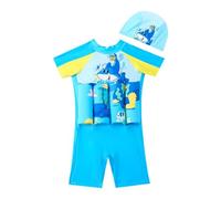 DaPongZhi Maillot De Bain Bouée Intégré avec Bonnet De Bain Bebe Fille Flotteur Piscine Maillots Bébé Garçon Bouee Flottant Enfant Gilet Natation Sauvetage Flottaison Brassard Garcon 1-7 Ans