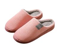 DaPongZhi Pantoufles Homme,Confortable Pantoufle Femme, Chaussons Chausson Hiver Accueil Slippers, Chaussons en Peluche Chaude Doublure Chaussures, Intérieur Hiver Accueil Slippers