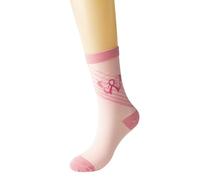 DaPongZhi Sensibilisation Cancer du Sein Imprimer Chaussettes Unisexe Cancer du Sein Octobre Rose Chaussettes Cancer du Sein Ruban Rose Chaussettes Pour La Sensibilisation Au Cancer Du Sein