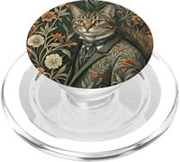 Dapper Chat tigré Style Vintage PopSockets PopGrip pour MagSafe