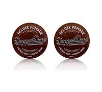 Dapper Dan Deluxe Pomade Duo Medium Hold 2 x 100ml | Medium Hold and Shine Water-Based Pomade for Reworkable Styling. Barber Grade Formula with Citrus Vanilla Scent.