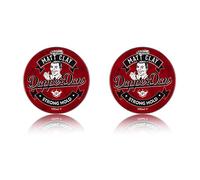 Dapper Dan Duo Pack Pâte Mat Strong Hold Coiffante pour Hommes, Formule à Base d'Eau, Parfum Saffran Fumé & Cuir, 2 x 100ml