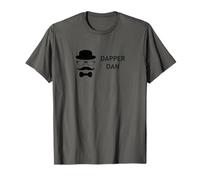Dapper Dan Suave Swagger Chapeau moustache sophistiqué avec nœud papillon T-Shirt