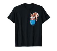 Dapper Pocket Squirrel - Animal Mignon de Dessin animé avec nœud Papillon T-Shirt