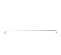 DAPRONA 100x Clips anti-tempête, droits 280mm Argent