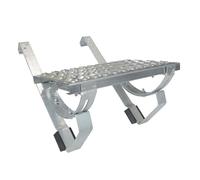 DAPRONA 120cm Ensemble Marchepieds Tuiles Plates Argent pour les Ramoneurs