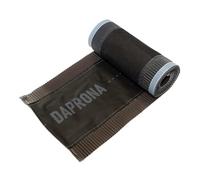 DAPRONA Bande de faîtage 5m x 300mm Marron RAL 8017 aluminium | Étanchéité de toit autocollante, couverture de faîtage, bande butyle étanche pour tôle de faîtage, rouleau alubutyl