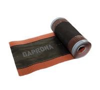 DAPRONA Bande de faîtage 5m x 390mm Rouge RAL 8004 aluminium | Étanchéité de toit autocollante, couverture de faîtage, bande butyle étanche pour tôle de faîtage, rouleau alubutyl