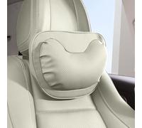 Dapucarin Coussin Appui Tête Voiture, Oreillers de Cou Fauteuil, Repose Tête Cervical pour la Tête Reposent Soutien de Cou Les Sièges de Conduite Confortable, Beige, 1 Pack