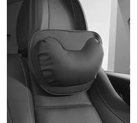 Dapucarin Coussin Appui Tête Voiture, Oreillers de Cou Fauteuil, Repose Tête Cervical pour la Tête Reposent Soutien de Cou Les Sièges de Conduite Confortable, Noir, 1 Pack