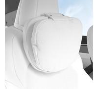 Dapucarin Coussin Appui-Tête Voiture Soutien Cervical Double, Repose Tete Cervicales pour Siège de Conduite, Oreillers de Cou pour Nuque en Voiture pour Conduite, Blanc, 1 Pack