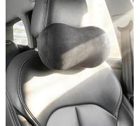 Dapucarin Coussin Appuie Tete Voiture avec Mousse à Mémoire, Noir, 1 Pièce