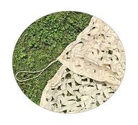 Dapxer Filet De Camouflage Chasse,Filet Camo De Protection Solaire,Filet De Camouflage Renforcé Militaire De L'armée,Couverture De Filet D'ombre Beige,1.5m,2m,3m,4m,6m,8m,10m,3x6m(9.8 * 19.7ft)