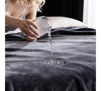 daqoupzi Couverture imperméable (150 x 200 cm) - Couverture d'amour imperméable pour le sexe + sac de rangement - Couverture sexuelle imperméable pour canapé et chien