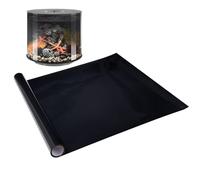 d'aquarium - Poster statique noir - Papier peint décoratif pour aquariums - Accessoire étanche élégant pour la maison, le bureau, la vitrine - Facile à installer et fonctionnel