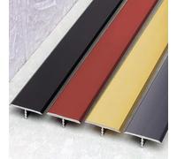 DAQXYH Bande De Transition Bande De Séparation De Sol pour Portes, 90cm Profil De Transition en Aluminium, Barre De Seuil pour Espace Décoratif(Dark Gold,W 40mm)
