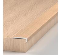 DAQXYH Profilé De Nez De Marche En L Découpable, 90cm 120cm Bandes De Protection Antidérapantes Pour Marches, Protection D'angle De Marche(Solid wood,1200 * 20x10mm)