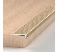 DAQXYH Profilé De Nez De Marche En L Découpable, 90cm 120cm Bandes De Protection Antidérapantes Pour Marches, Protection D'angle De Marche(Light oak,1200x24x12mm)