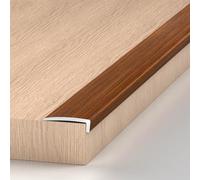 DAQXYH Profilé De Nez De Marche En L Découpable, 90cm 120cm Bandes De Protection Antidérapantes Pour Marches, Protection D'angle De Marche(Reddish brown,900x20x5mm)