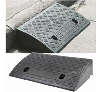 DAQXYH Rampes De Seuil 3-19cm Hauteur Rampe D'entrée pour Portes Rampe De Bordure Portable Légère Rampe De Fauteuil Roulant Antidérapante Charge Élevée(50 * 38 * 15cm)