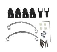 Darameea Suspension d'arbalète en acier pour camion B14 B16 B24 B36 Ural Q60 Q61 Q62 Q63 Q64 6 X6 Noir