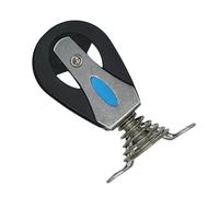 DARANCA Poulie de bateau pivotante en acier inoxydable robuste en nylon pour équipement de gym, aviron, voile (blanc)