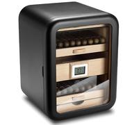 DARBCGH Cave à cigares en Bois de cèdre Espagnol aromatique, capacité de 110, hygromètre électronique précis intégré, 9,8 x 9,4 x 12,8 Pouces for Petits Appartements(B,Withoutskylight)