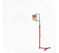 DARBCGH Testeur de Saut Vertical, Appareil de Mesure de Saut en Hauteur réglable avec Cordon de réinitialisation, entraîneur Debout en Acier de 1,7 à 3,6 m for Basket-Ball et Volley-Ball(2.8M)